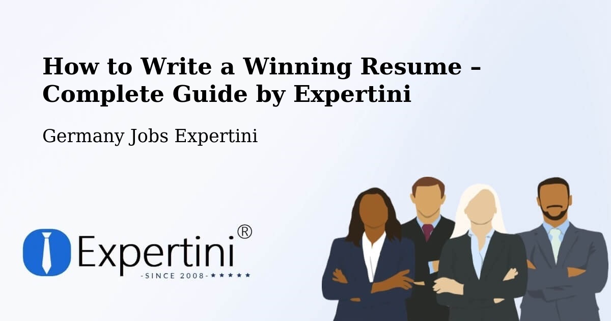Resume Writing Guide for Job Seekers – Eppelborn - Eppelborn, Germany Jobs Expertini